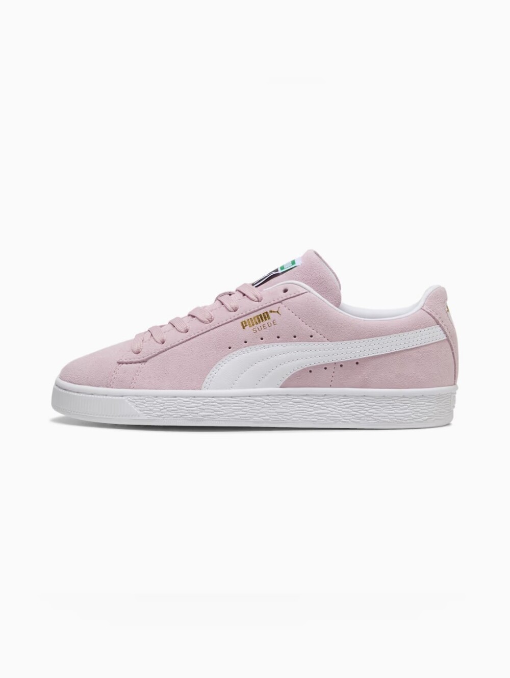 Puma Suede Women's Sneakers in Pale Pink with White Formstrip
